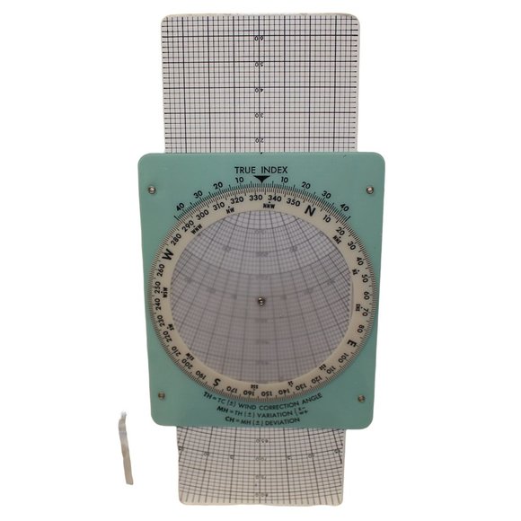 Vintage Sanderson SC-6 Flight Computer 1967 Aviation Plotter - Picture 9 of 9